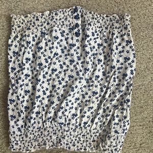 Floral tube top